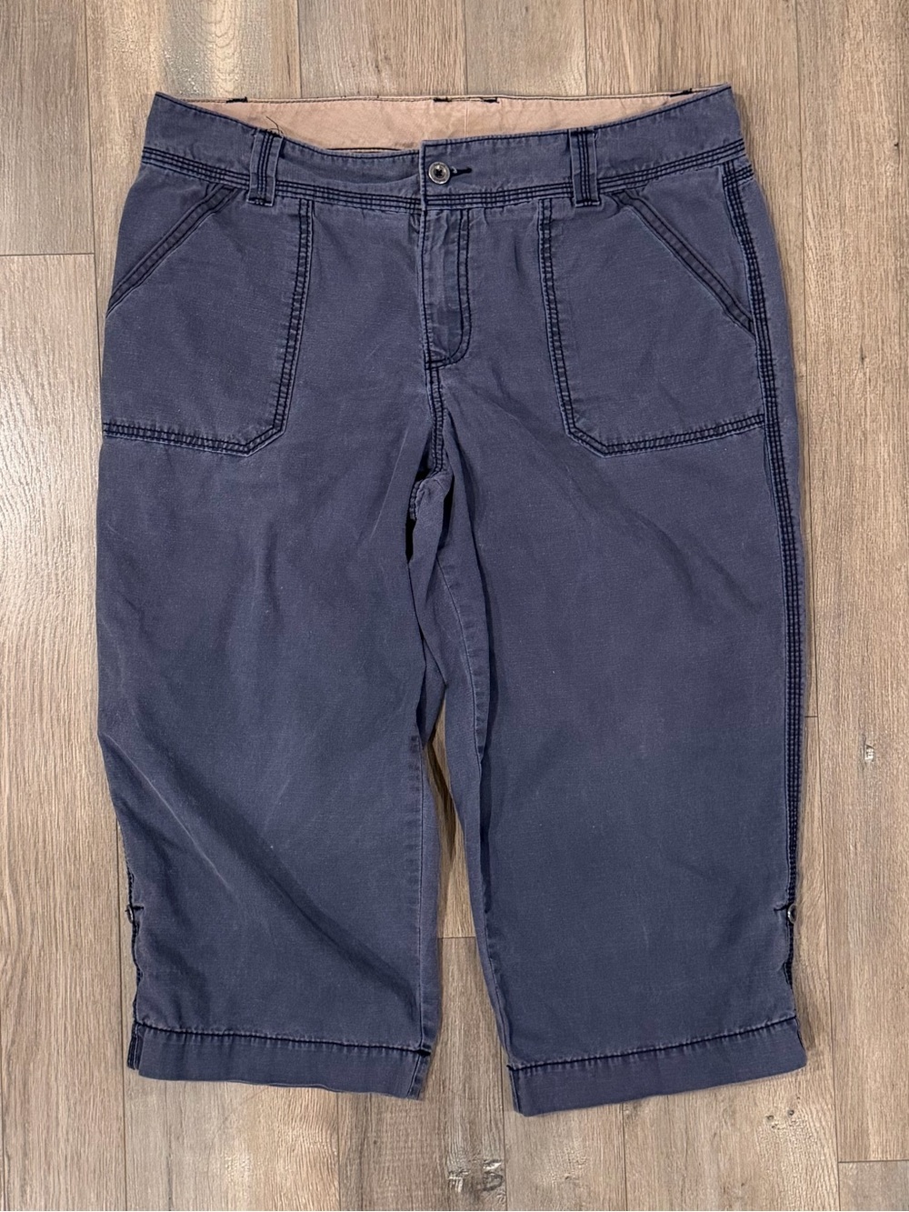 Carhartt Dark Blue Cargo Crop Pants